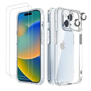 BONGEEK Designed for iPhone 14 Plus Case Clear, [Not Yellowing] Protective Magnetic Case for iPhone 14 Plus - 1 of 4