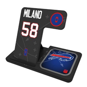 NFL Buffalo Bills Players Game Tactic 15-Watt 3 in 1 Charging Station - 1 of 4