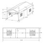 Gsluuk gazebo party tent heavy duty canopy carport outdoor portable garage grey - 4 of 4