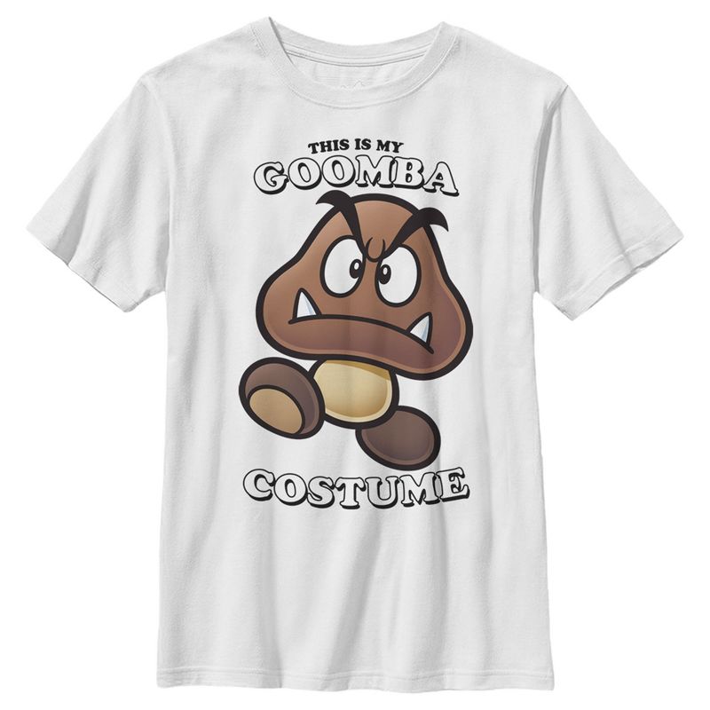 Boy's Nintendo Goomba Costume T-Shirt, 1 of 5