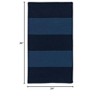 Colonial Mills Newport Textured Stripe Braided Rug, Blues 2'x3', Rectangle Shape - 2 of 4