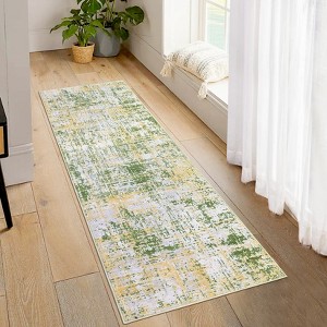 Washable Modern Abstract Living Room Rugs, Soft Non Slip Contemporary Throw Carpet for Dining Room Bedroom Kitchen - 1 of 4