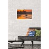 Trends International Surfing - Morning Walk Framed Wall Poster Prints - 2 of 4