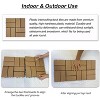 Gulches 20pcs Wood Deck Tiles , Composite Decking Resist Rust, Water, Weather, Indoor&Outdoor, DIY Interlocking Decking Tiles, Floor Tile,Durable - 4 of 4