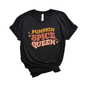 Simply Sage Market Women's Pumpkin Spice Queen Short Sleeve Graphic Tee - 1 of 4