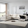 TIRAMISUBEST Modular Sectional Sofa with Movable Storage Ottoman, U-Shaped Chenille Oversized Couch - 2 of 4