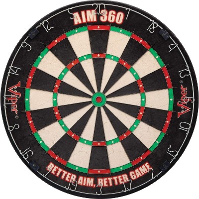 Viper AIM 360 Sisal Self Healing Practice Dartboard w/ Removable Aiming Circles