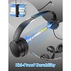 iClever Kids Wired Headphones for School Students K-12 & Teachers, Durable PP Material, Tangle Free, Kids Headphones - 2 of 4