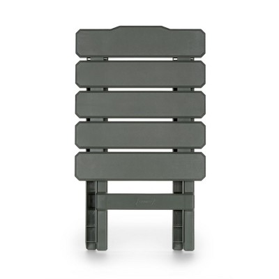 Sage Green Plastic Foldable Adirondack Camping Side Table