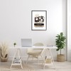 Stupell Industries Elegant Glam Fashion Floral Bag on Bookstack Black Framed Giclee Art - 2 of 4