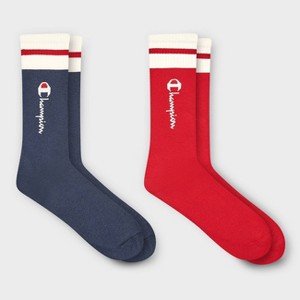 Champion Authentic Originals Men's 2pk Sweatshirt Crew Socks - 6-12 - 1 of 4
