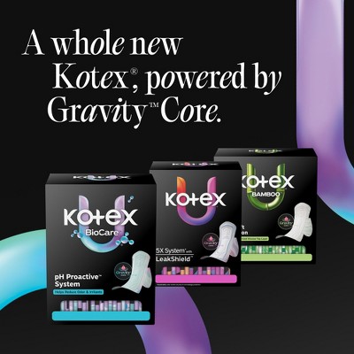 Kotex BioCare Ultra-Thin Heavy Absorbency Pads with Wings - 24ct