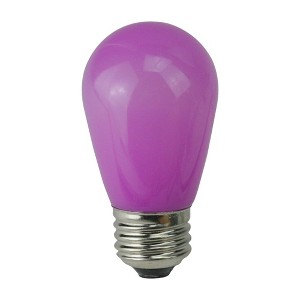Northlight Pack of 25 Opaque LED S14 Purple Christmas Replacement Bulbs - 1 of 1