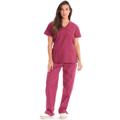 Just Love Scrub Set - 5 Pocket Medical Uniform - Tie Back Nurse Set ...