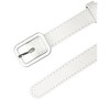 INSPIRE CHIC Women's Thin Rectangle Pin Buckle Skinny Leather Waist Belt - 2 of 4