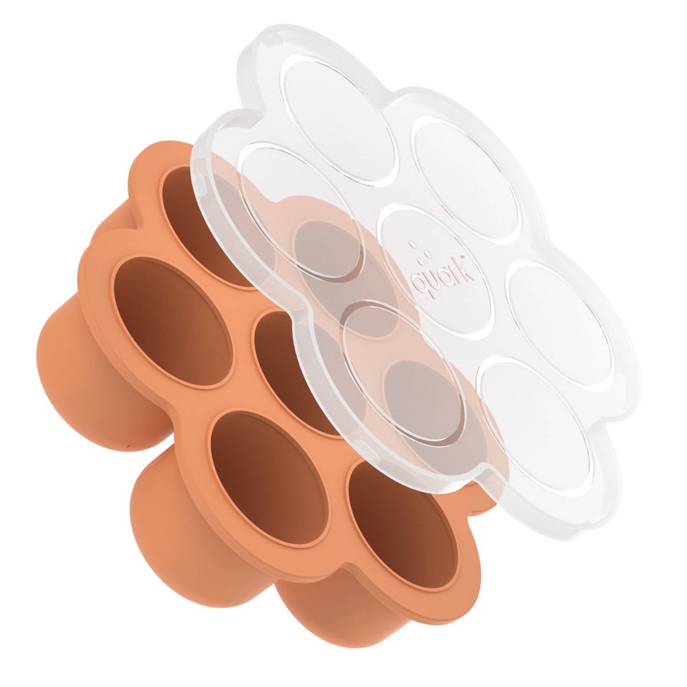 Photos - Baby Food QuarkXPress Quark Chiill Pod Silicone Freezer Tray - Orange 