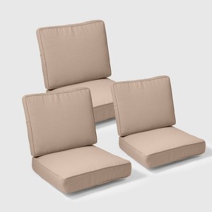 Belvedere 6pc Replacement Outdoor Sofa Cushion Set - Tan - Threshold