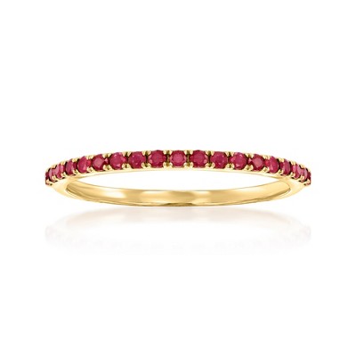 RS Pure by Ross-Simons 0.20 ct. t.w. Ruby Ring in 14kt Yellow Gold
