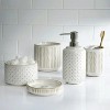 LunaLulinlk Glazed Textured Ceramic Lotion Pump in Creamy White - 4 of 4