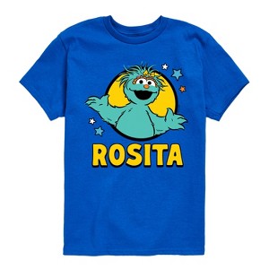 Boys' - Sesame Street - Rosita With Stars Short Sleeve Graphic T-Shirt - 1 of 4
