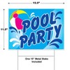 Beistle Plastic Pool Party Yard Sign, 11.5" x 15.5", (1/Pkg) Multicolored - 4 of 4