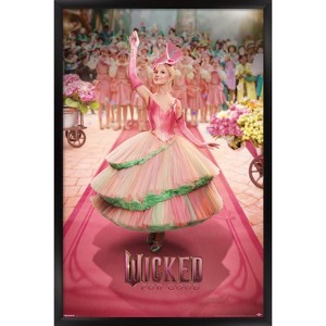 Trends International Wicked: For Good (2025) - Glinda Swirl Skirt One Sheet Framed Wall Poster Prints - 1 of 4