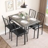 Dining Table Set for 4, Kitchen Table and Chairs for 4 - 2 of 4
