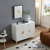 Bella Depot Sideboard Buffet Cabinet with Removable Shelves - 2 of 4