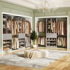 Aheaplus Closet Organizer with 2 Drawers and Shelves, 4.2-8.8 FT Walk-in Closet System with Hang Rods - 2 of 4