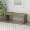Dexmalle Acacia Wood Minimalist Dining Bench for Entryway - 3 of 4