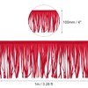 Unique Bargains PU Leather Suede Sewing Tassel Fringe Trim 1 Yard - 2 of 4