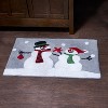 Woodland Winter Rug - SKL Home: Cotton & Polyester, Snowman Pattern, Machine Washable Bath Mat - image 3 of 4