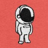 Dalix Mens Astronaut Midweight Garment Dye Tee - 2 of 4