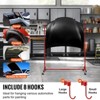 VEVOR Painting Rack,1500 -2000 mm Adjustable Height,66 lbs Capacity Automotive Paint Rack Stand,8 Hooks Painting Drying Rack with 4 Swiveling Wheels - 3 of 4