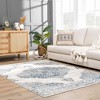 Hauteloom Amir Blue Medallion Area Rug - 2 of 4