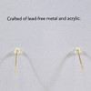 Roman 2.25 In Mistletoe Earring Christmas Seasonal Holiday Jewelry , Kiss Holly (2PC) - 3 of 3