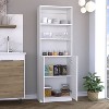 NicBex Bookcases for Living Room 71.7" H Storage Cabinet Bookshelf with 5 Shelves and 2 Doors for Home Office - 2 of 4