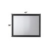 Naima Black Finish Mirror - 2 of 4
