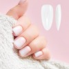 Unique Bargains Women's Full Coverage Almond Fake Nails White 1 Set - image 4 of 4