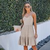 Women's Elegant Ribbed Knit Tiered Midi Dress - Cupshe - 2 of 4