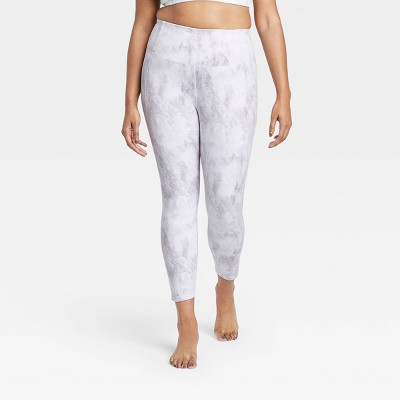 marble print workout leggings