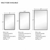 TEHOME Eldee Surface Mount Rectangular Metal Framed Bathroom Medicine Cabinet with Mirror - 4 of 4