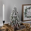 Northlight Mini Flocked Downswept Pine with Berries Artificial Christmas Tree - Unlit - 14" - image 2 of 4