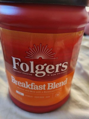 Folgers Breakfast Blend Light Roast Coffee 22.6oz : Target