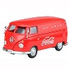 1962 Volkswagen Coca Cola Cargo Van Red 1/43 Diecast Model by Motorcity Classics - 2 of 3