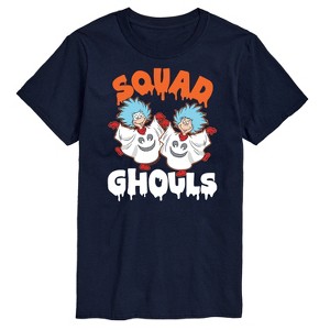 Men's - Dr. Seuss - Squad Ghouls Thing 1 and Thing 2 Short Sleeve Graphic T-Shirt - 1 of 4