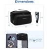 Toiletry Bag for Men, Wide Opening Travel Bag for Toiletries, Dopp Kit Water Resistant Shaving Hygiene Bag - 4 of 4