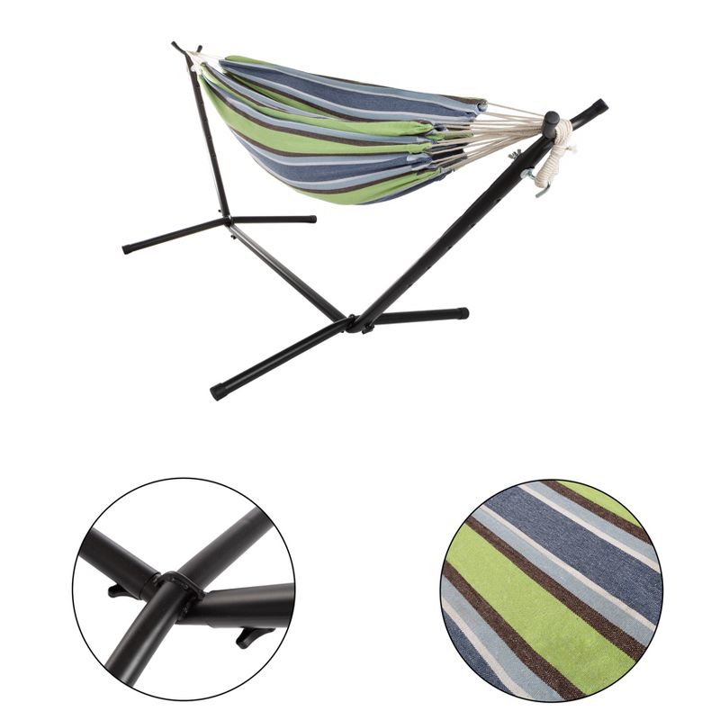 Hastings Home Double Hammock and Stand, 2 of 6