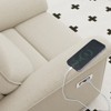 Wall Hugger Recliner Zero Wall Power Recliner Chair Electric Recliner for Living Room Fabric Reclining Armchair - 4 of 4