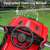 Ride On Truck Car, 12V Ride On Toy w/Parent Remote Control, 4-Wheel Spring Suspension, Led Lights, 2 Speeds, for Age 3-5 - 3 of 4